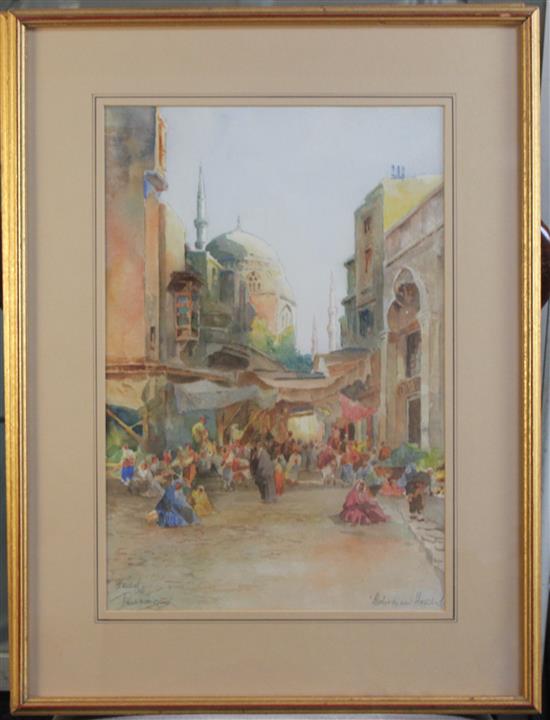 J. Paulikevitch Views of Istanbul, 17 x 11.5in.